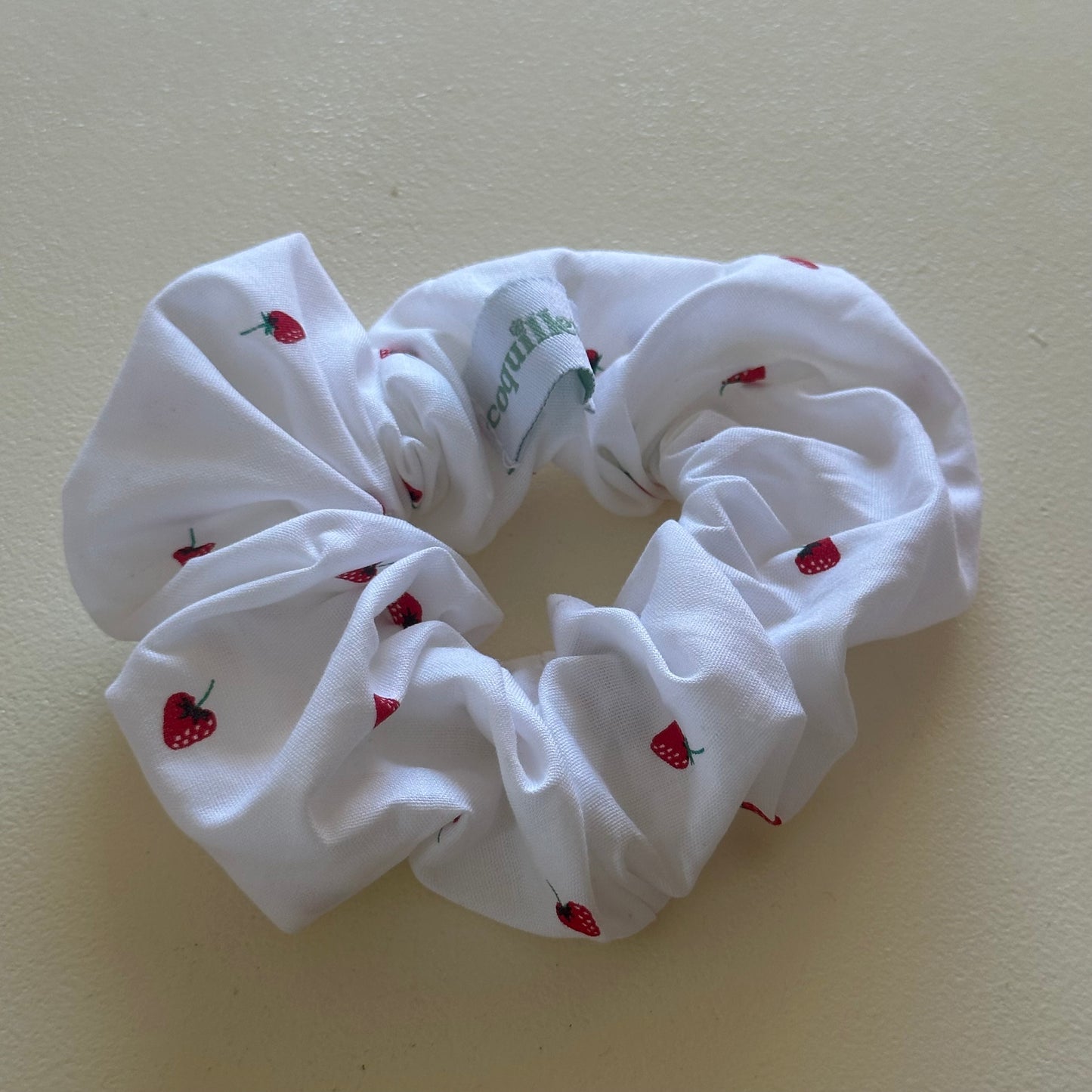 Chouchou Blanc Fraise