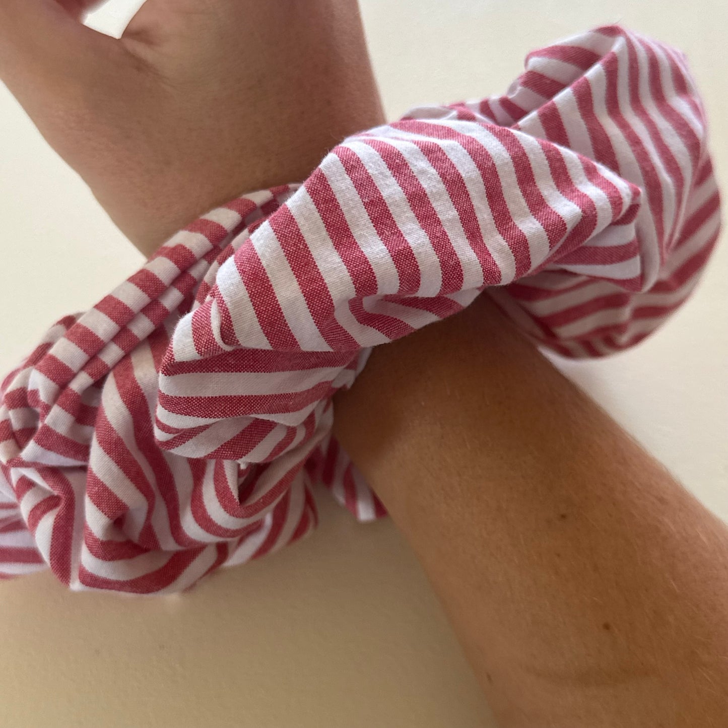 Grand Chouchou Rayé Rouge