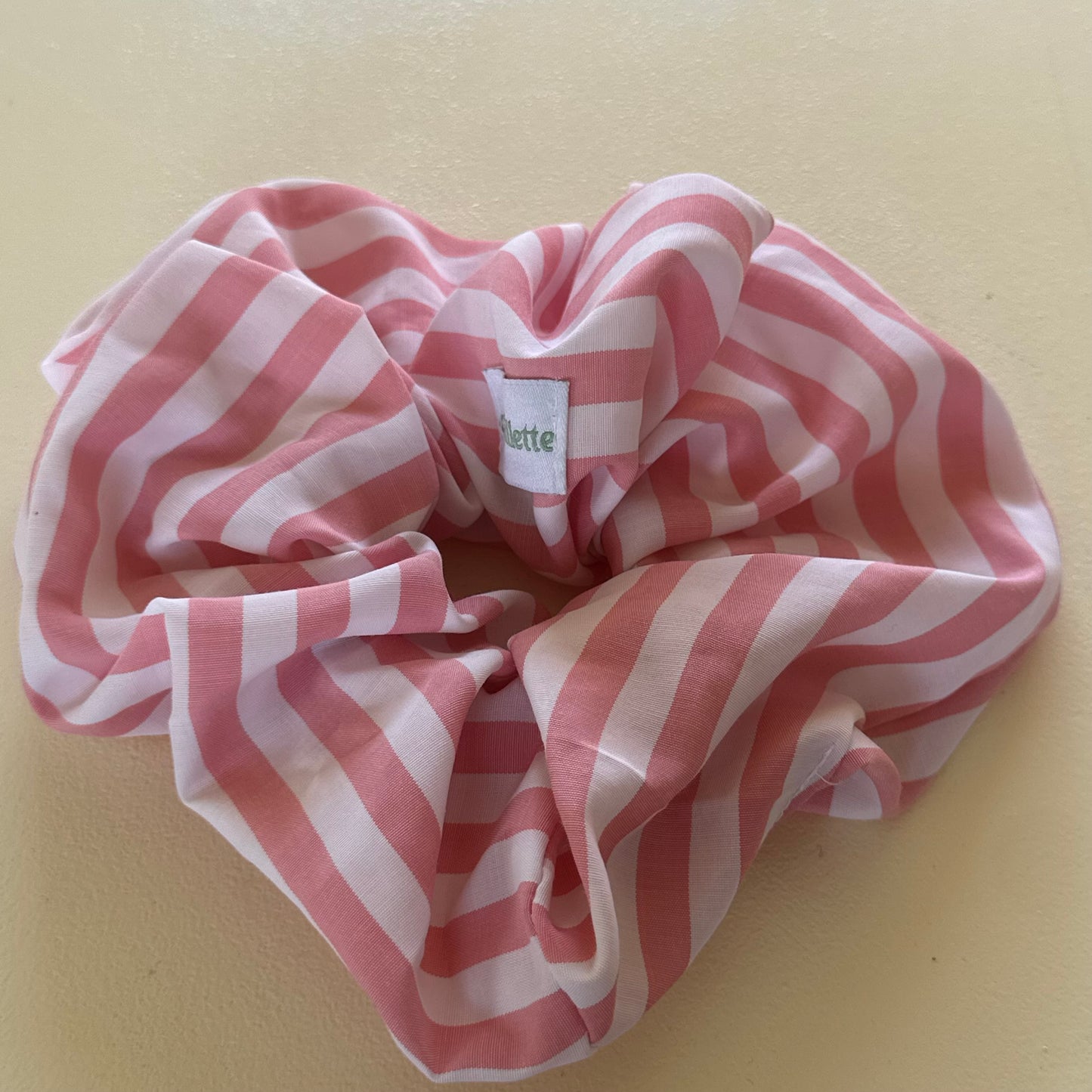 Grand Chouchou Rayé Rose