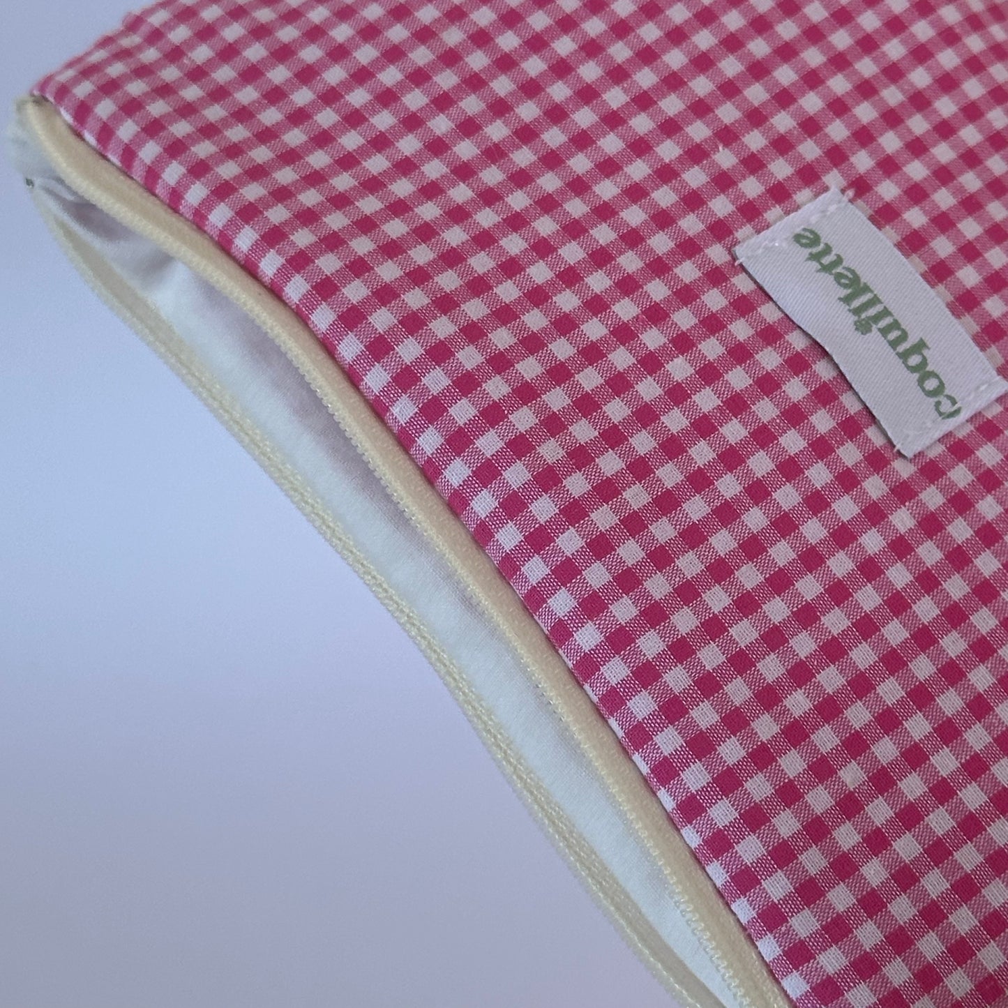 Pochette Vichy Framboise