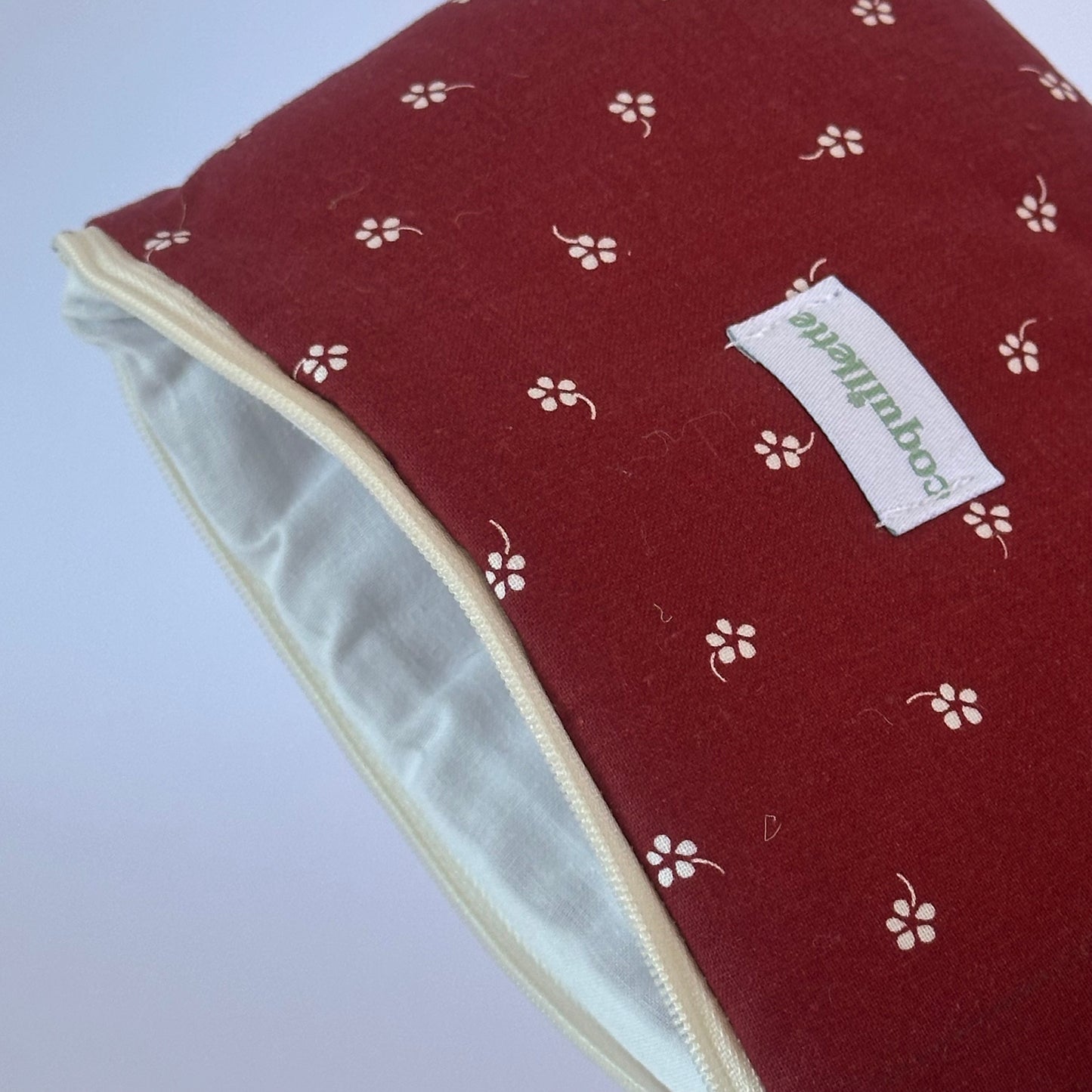 Pochette Rouge Fleurs