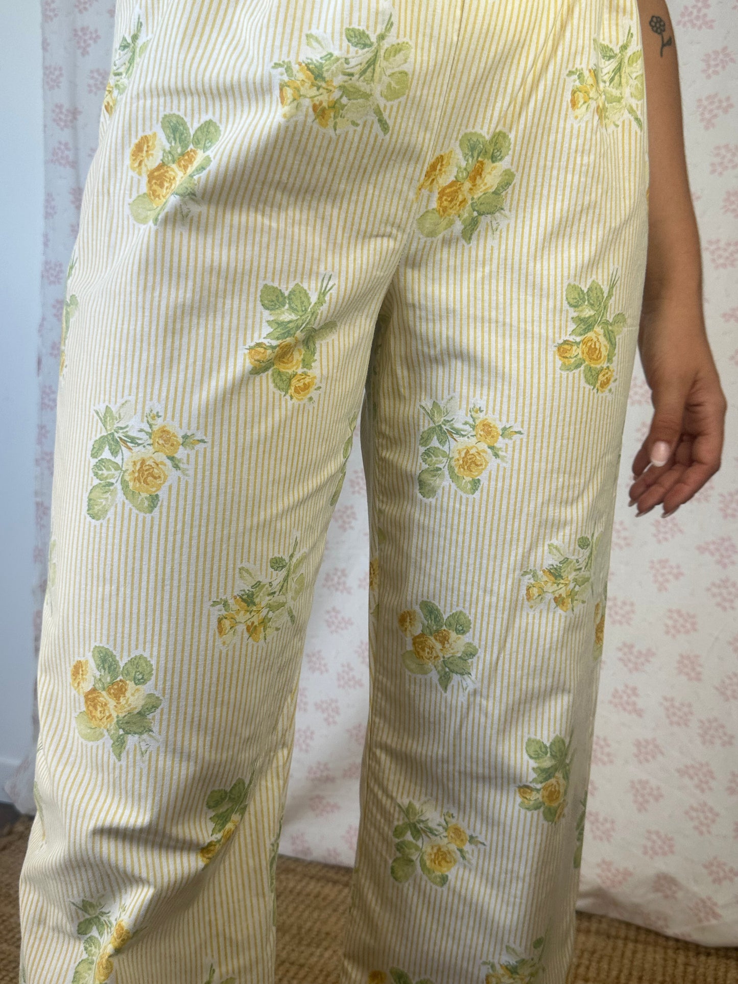 Pantalon Jaune Rayé