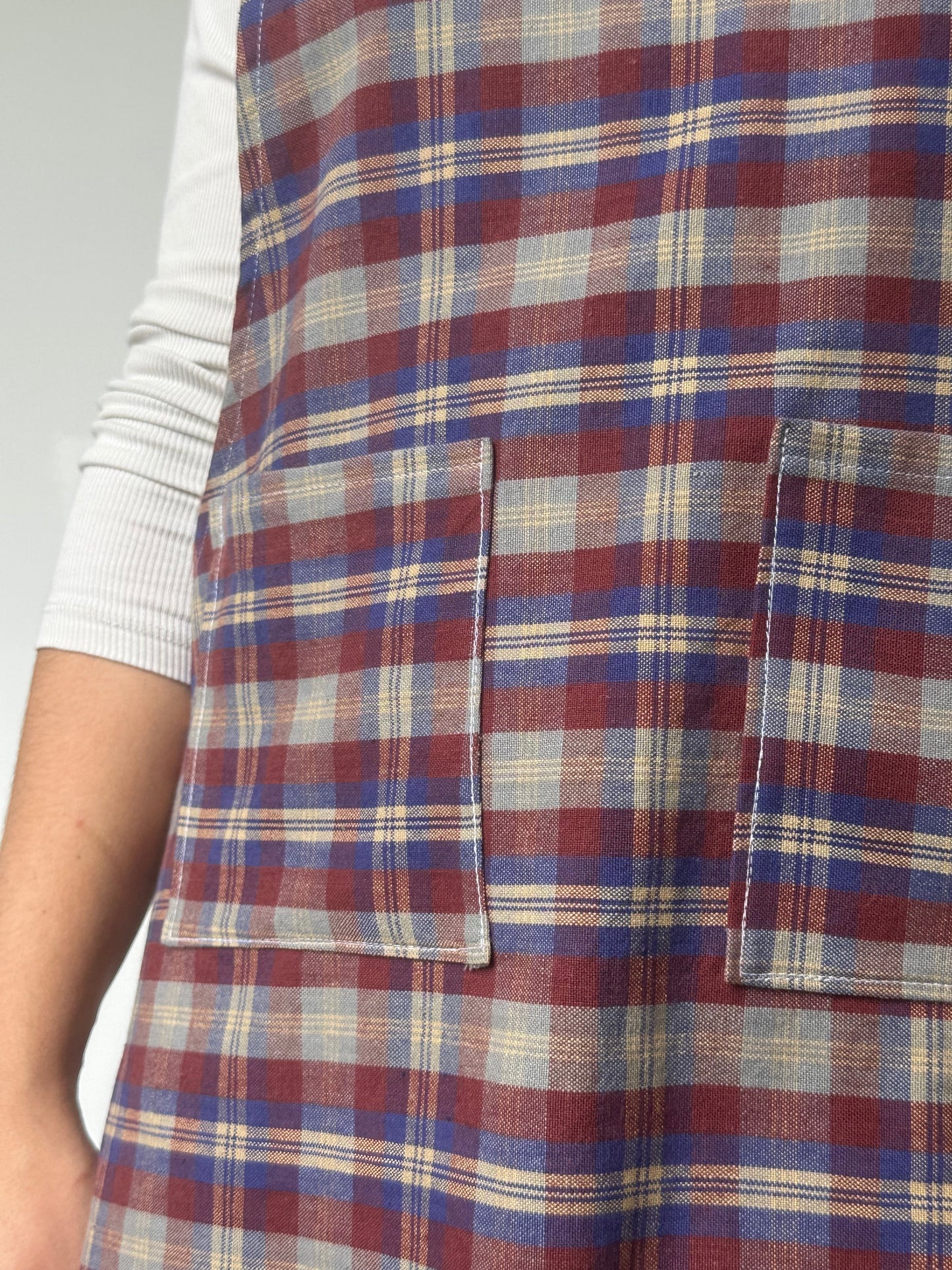 Robe Tablier Tartan T36/38