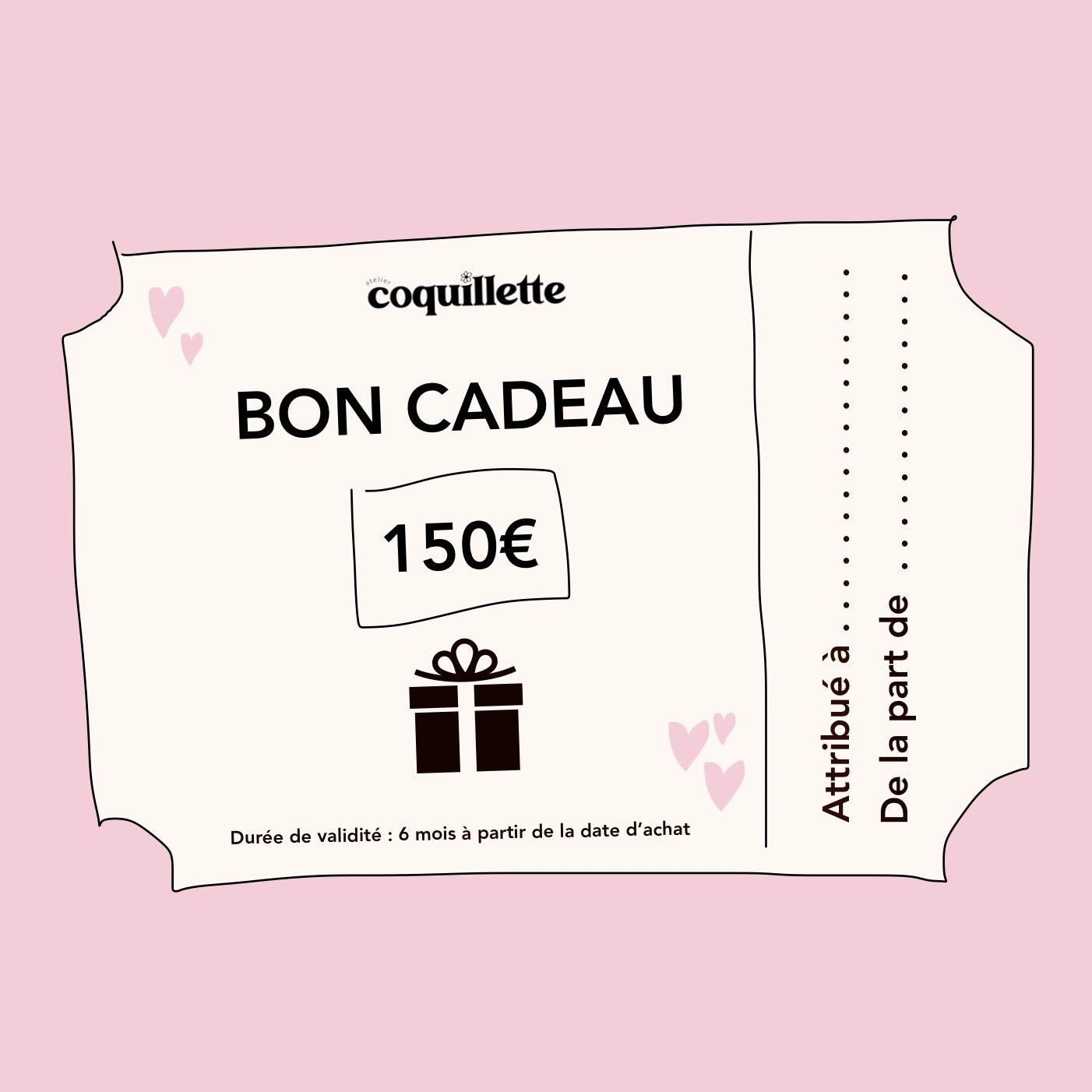 Bon Cadeau 150€