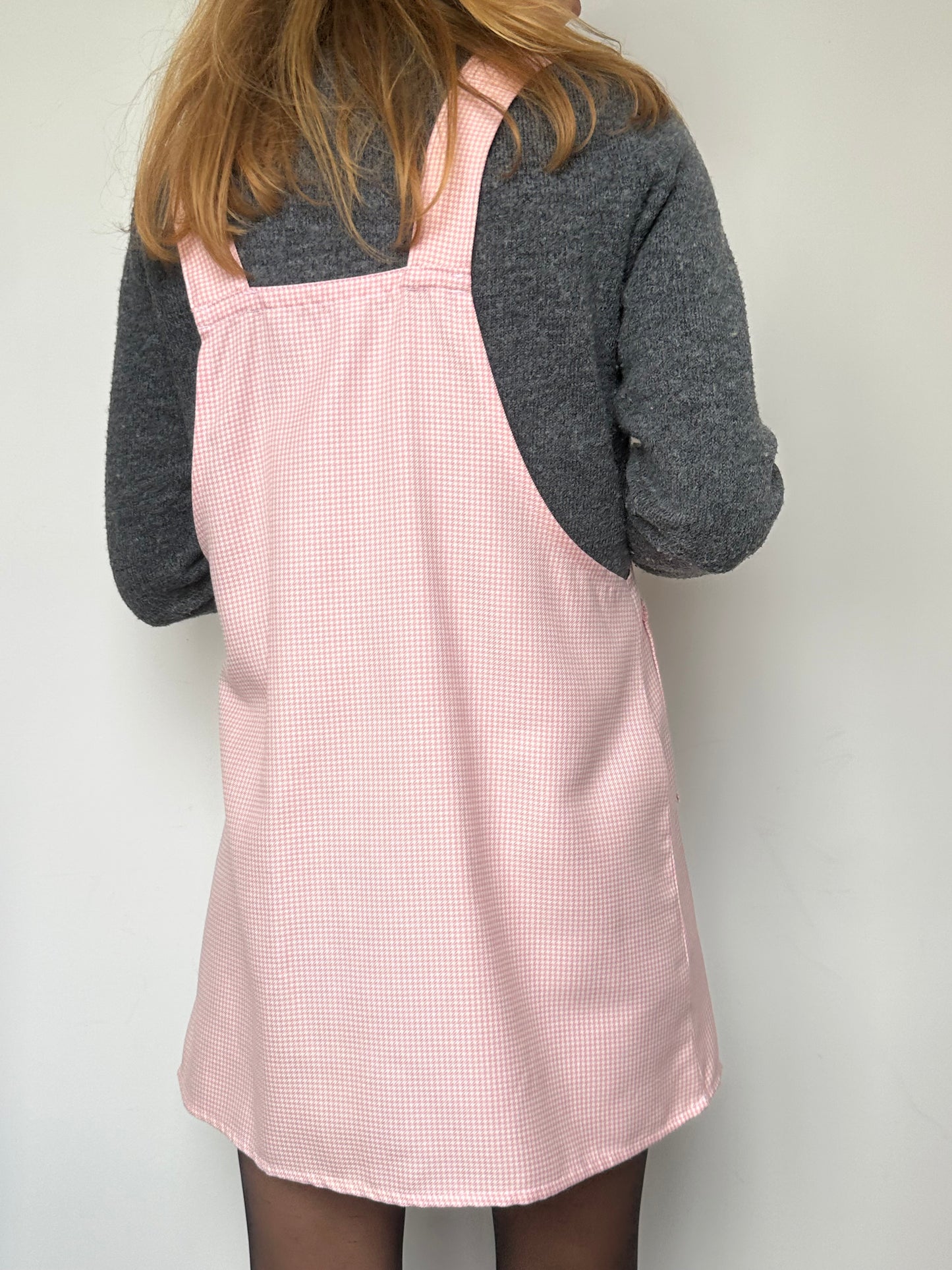 Robe Tablier Rose T34