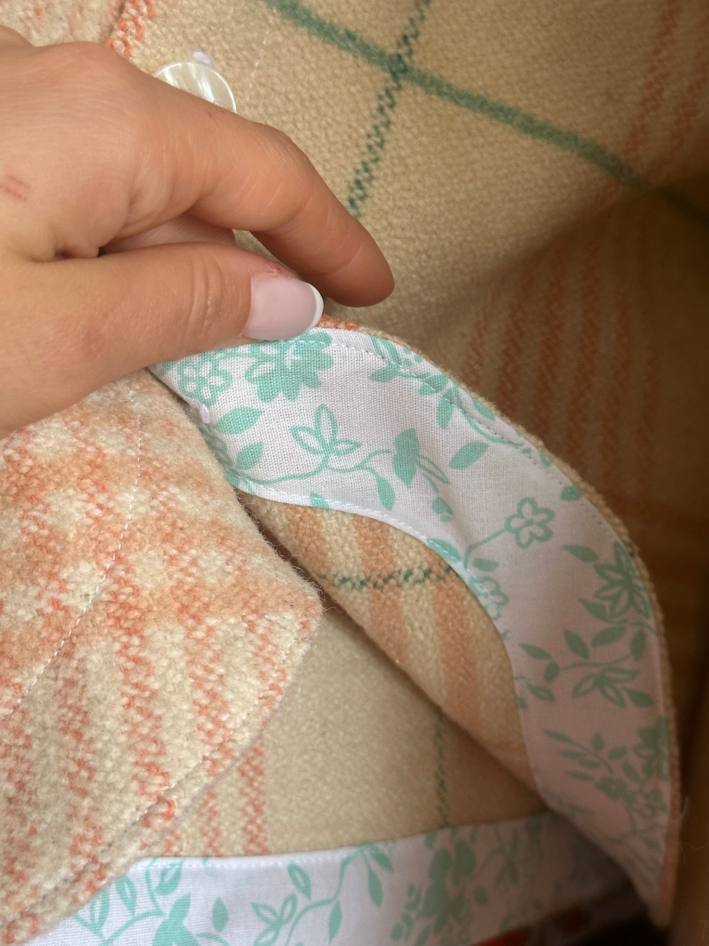 Gilet Bouton Carreaux T34