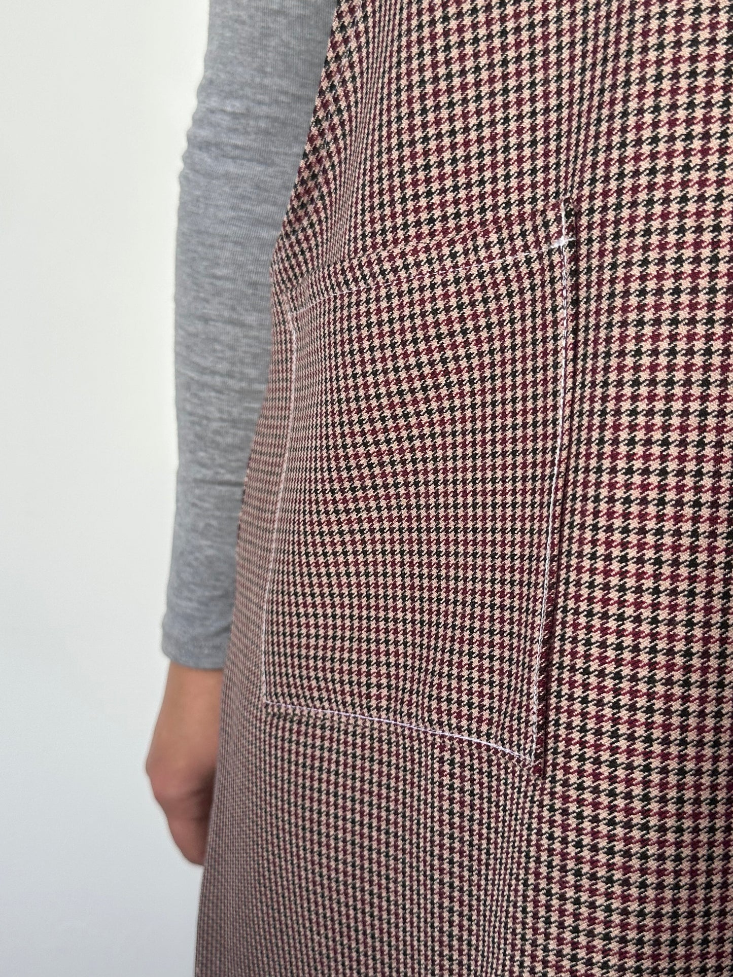 Robe Tablier Pied de poule T40