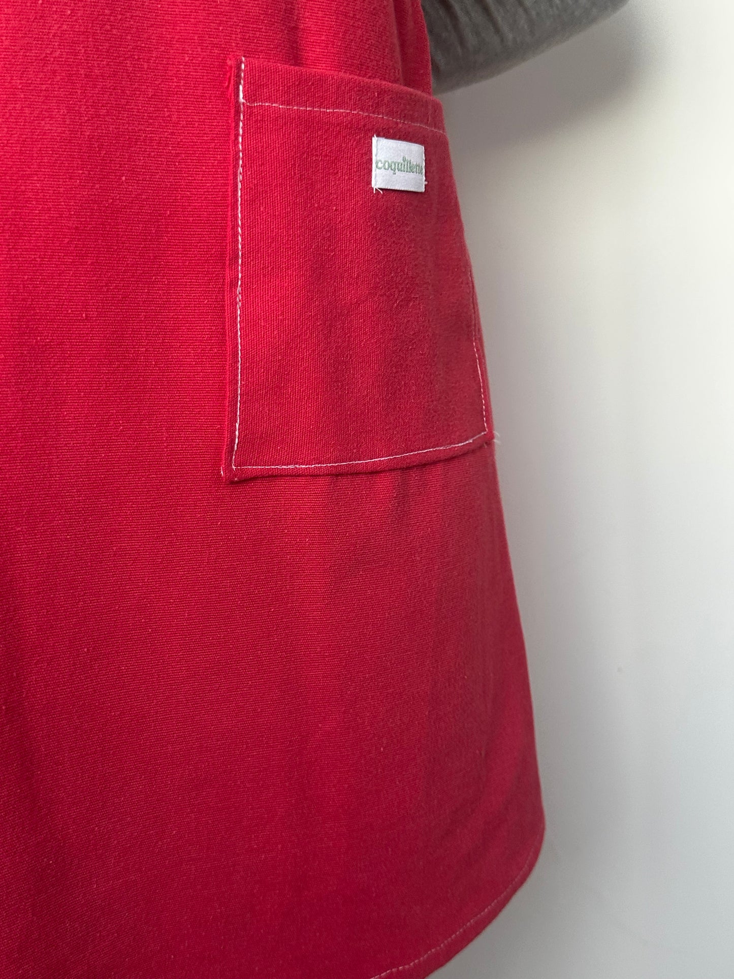 Robe Tablier Rouge T40