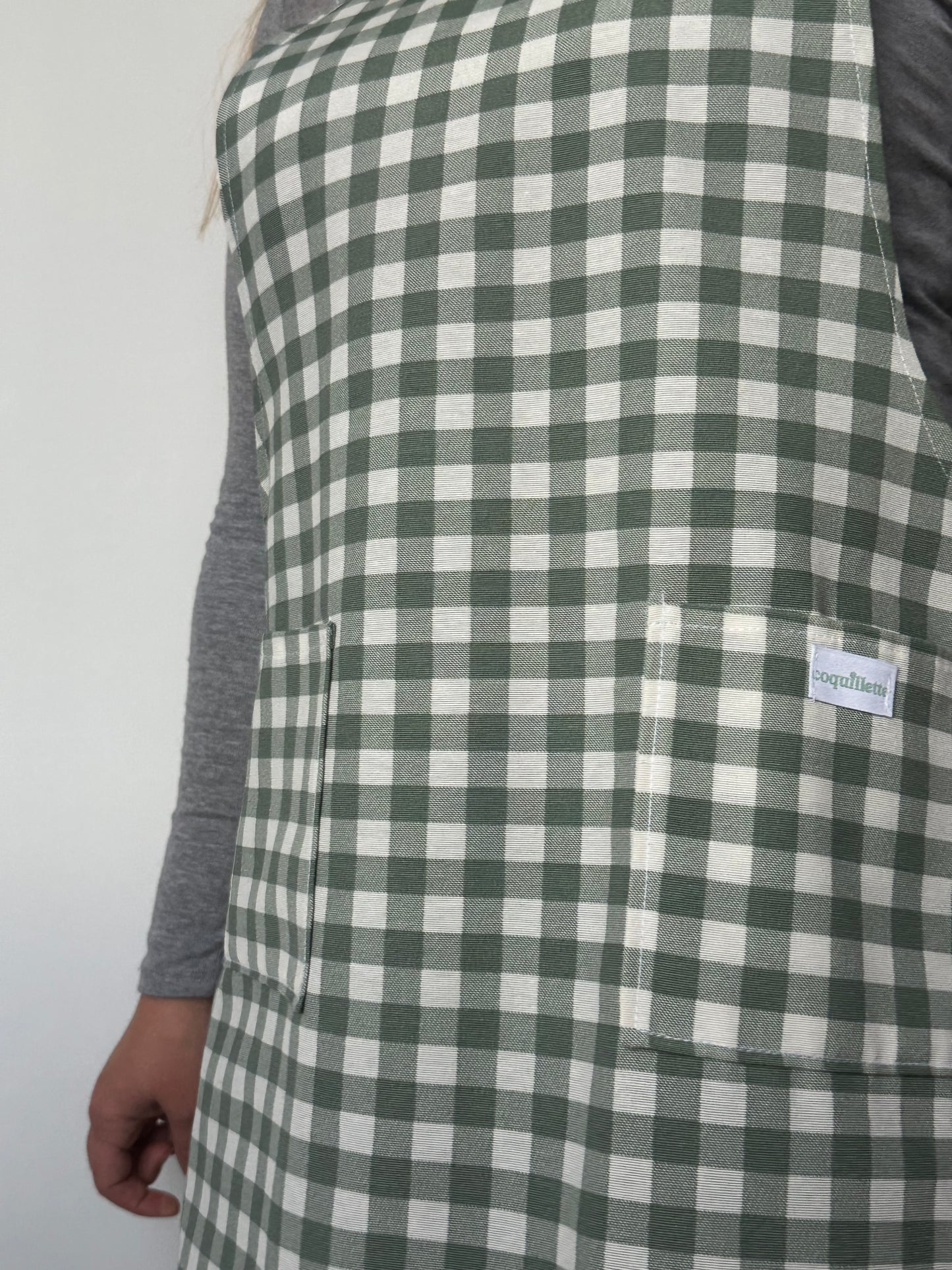 Robe Tablier Vichy T40