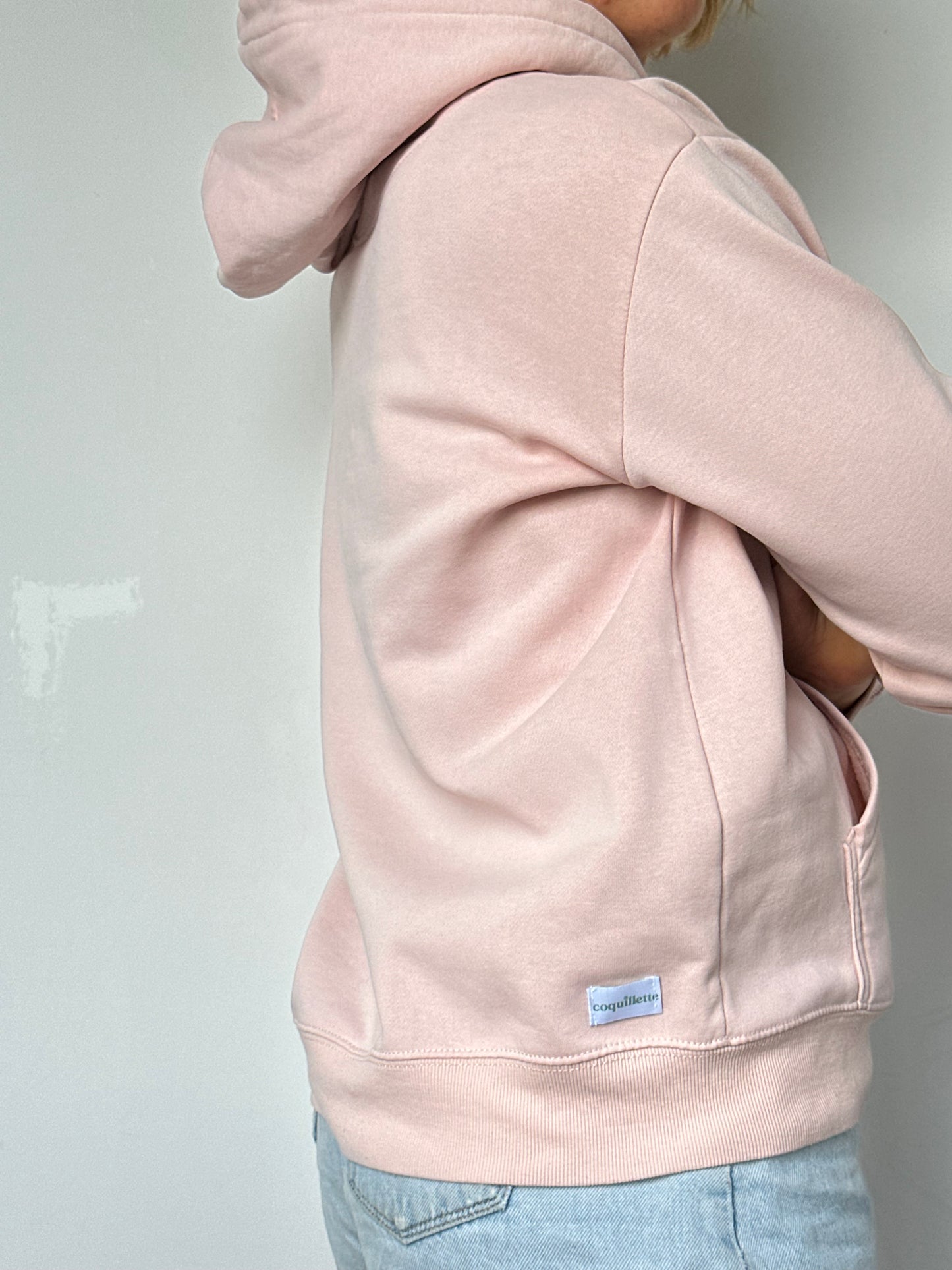Sweat Capuche Rose T38