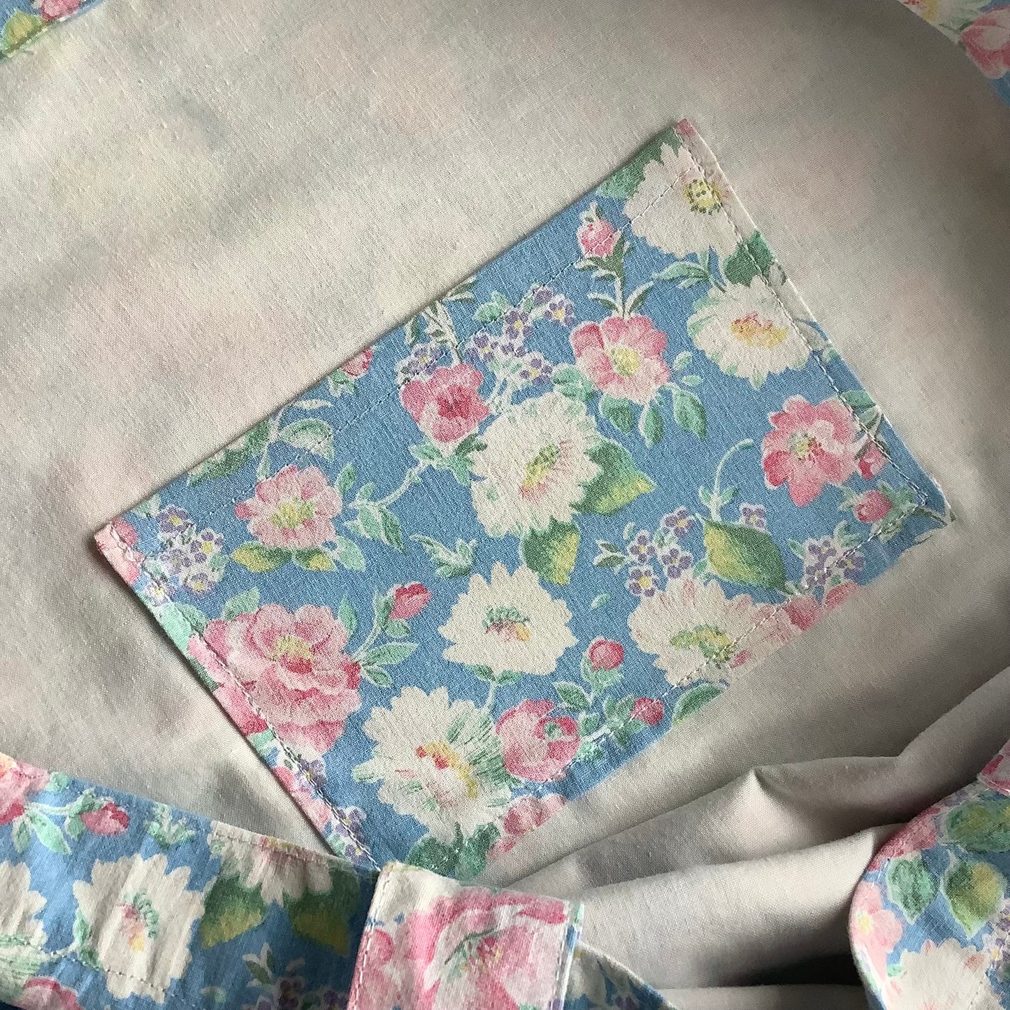 Sac Fleurs Bleu