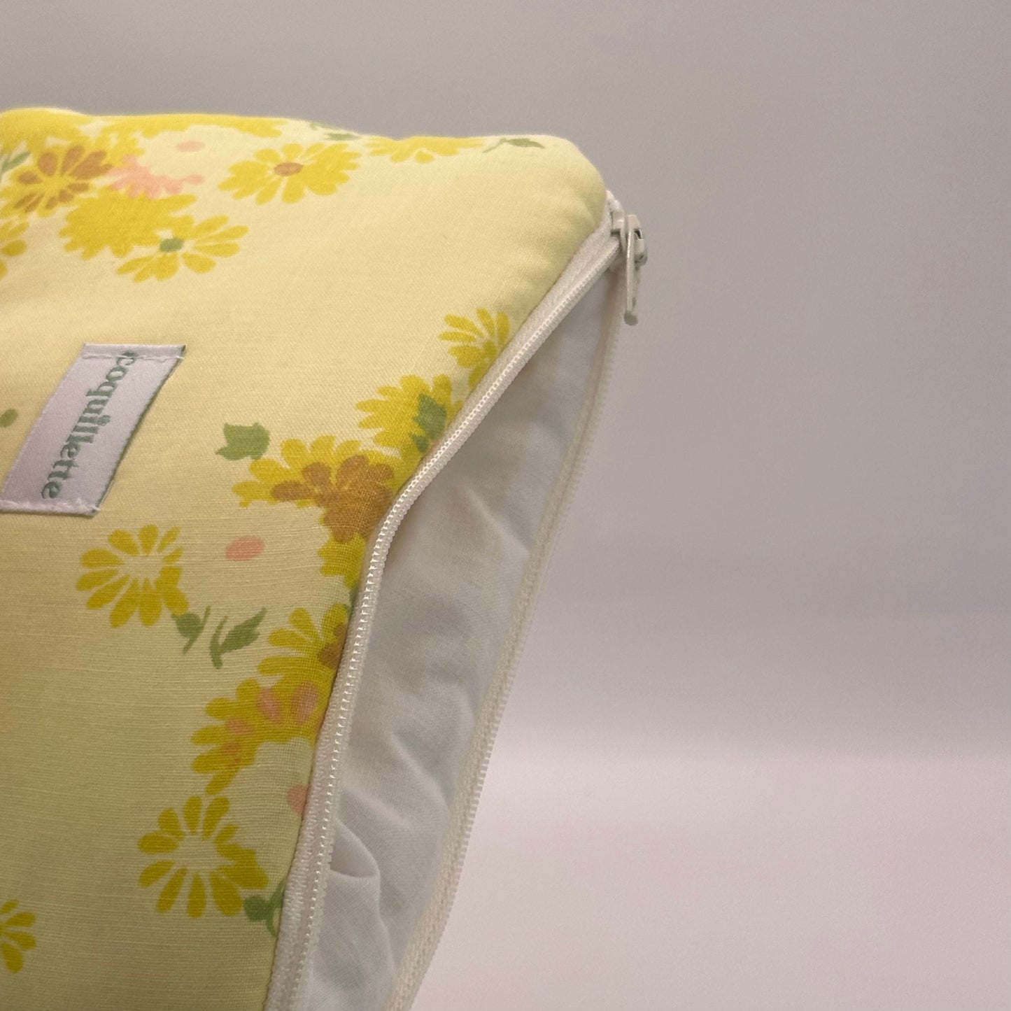 Pochette Fleurs Jaune
