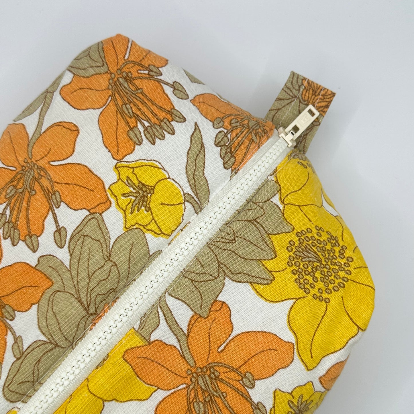 Trousse de toilette Fleurs Jaune Orange