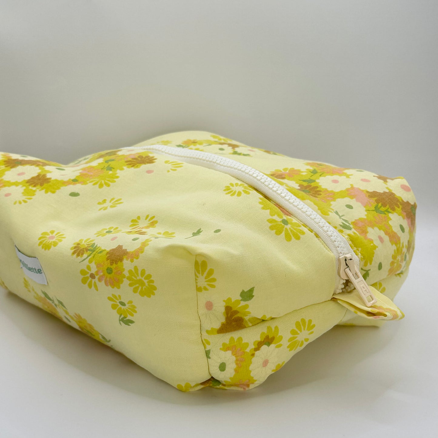 Trousse de toilette Jaune Fleurs
