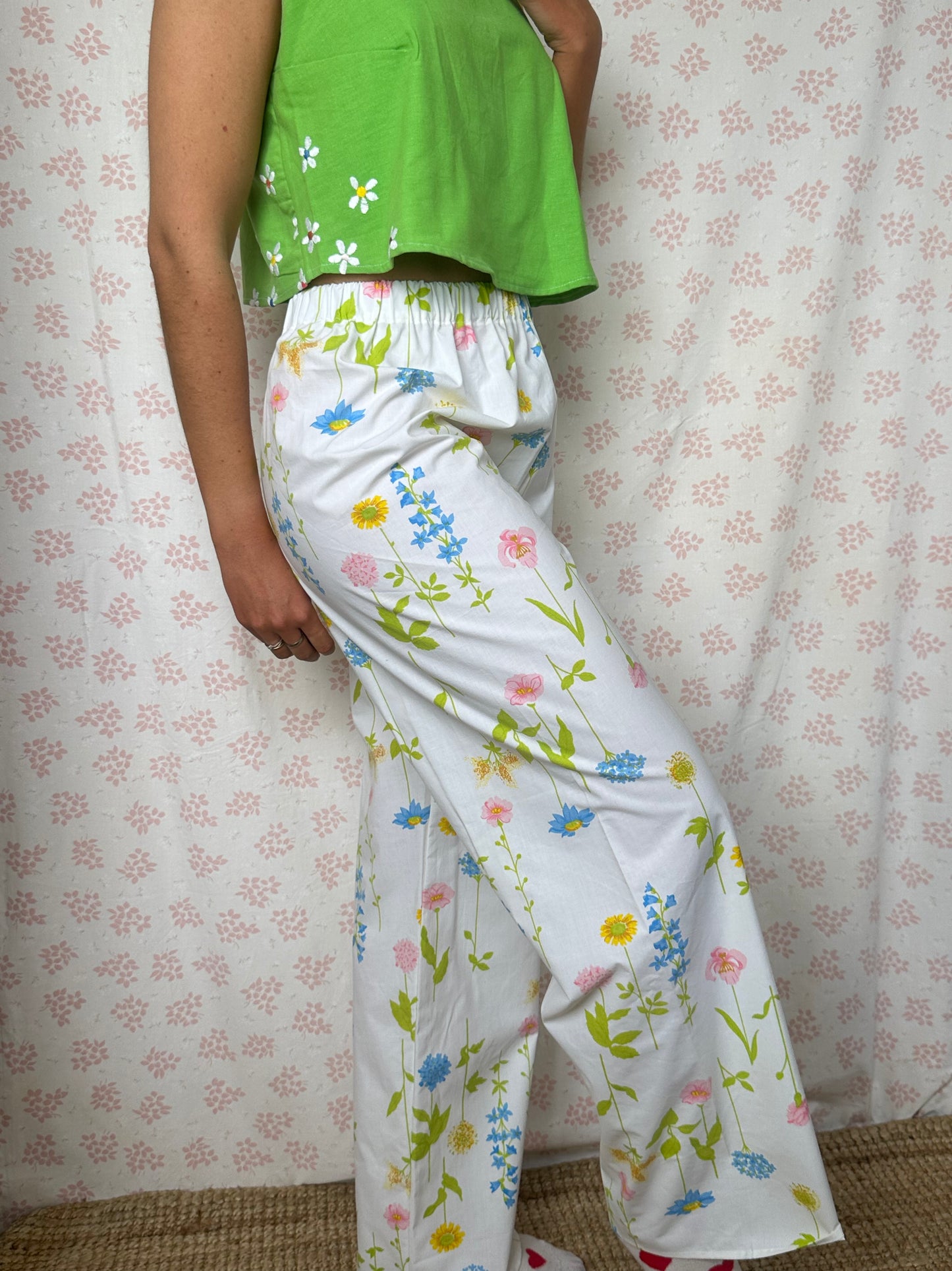 Pantalon Fleurs