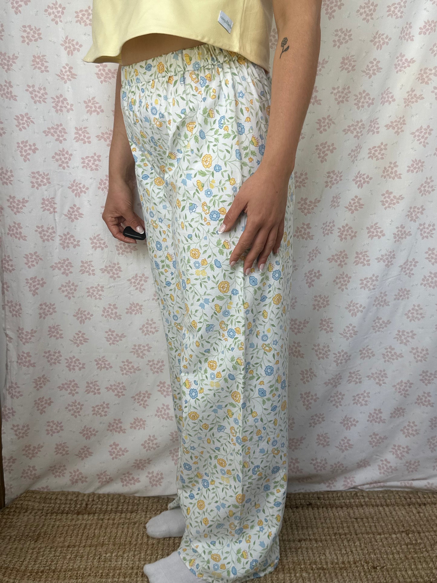 Pantalon Fleurs