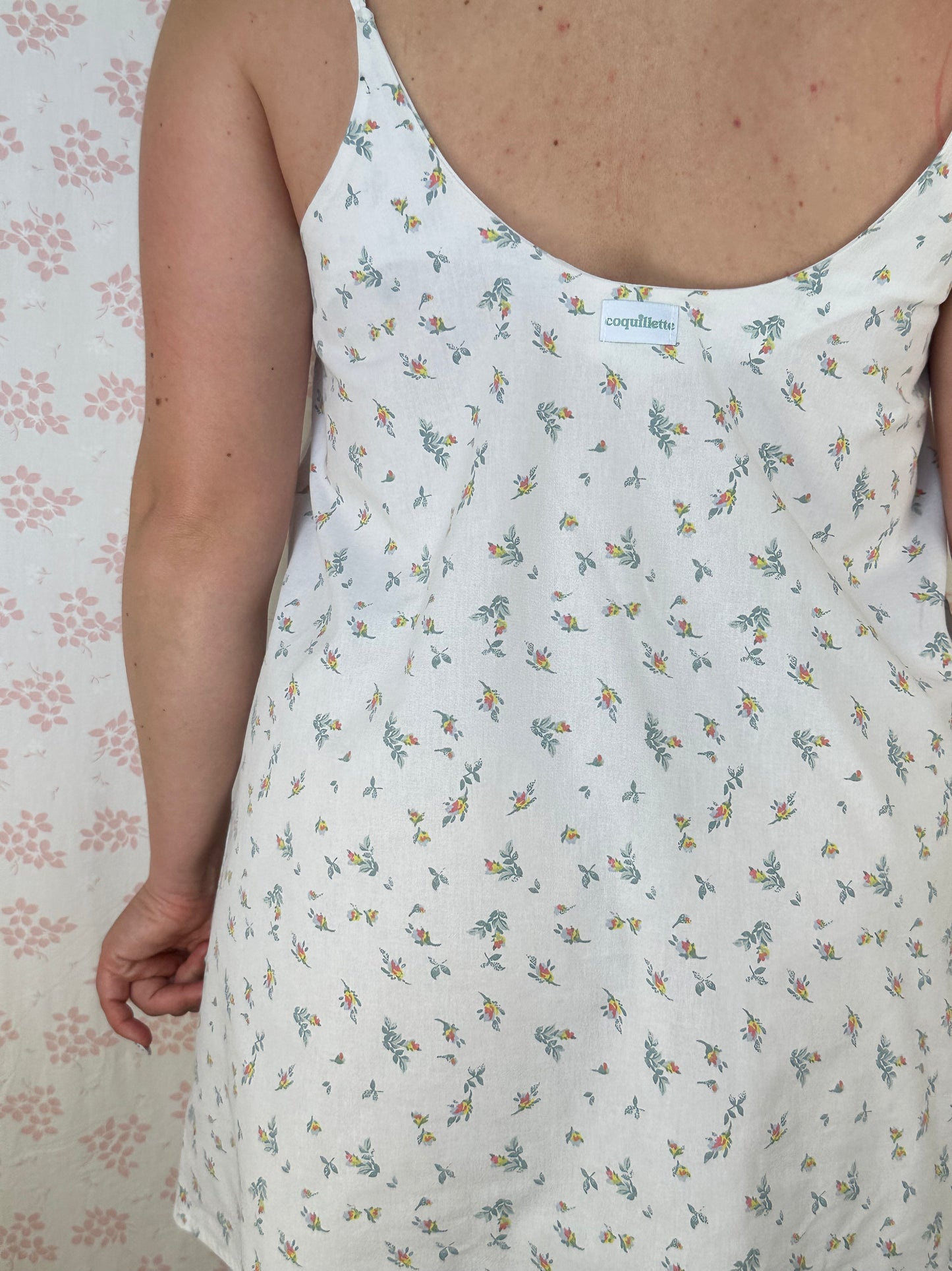 Robe Bretelle Fleurs