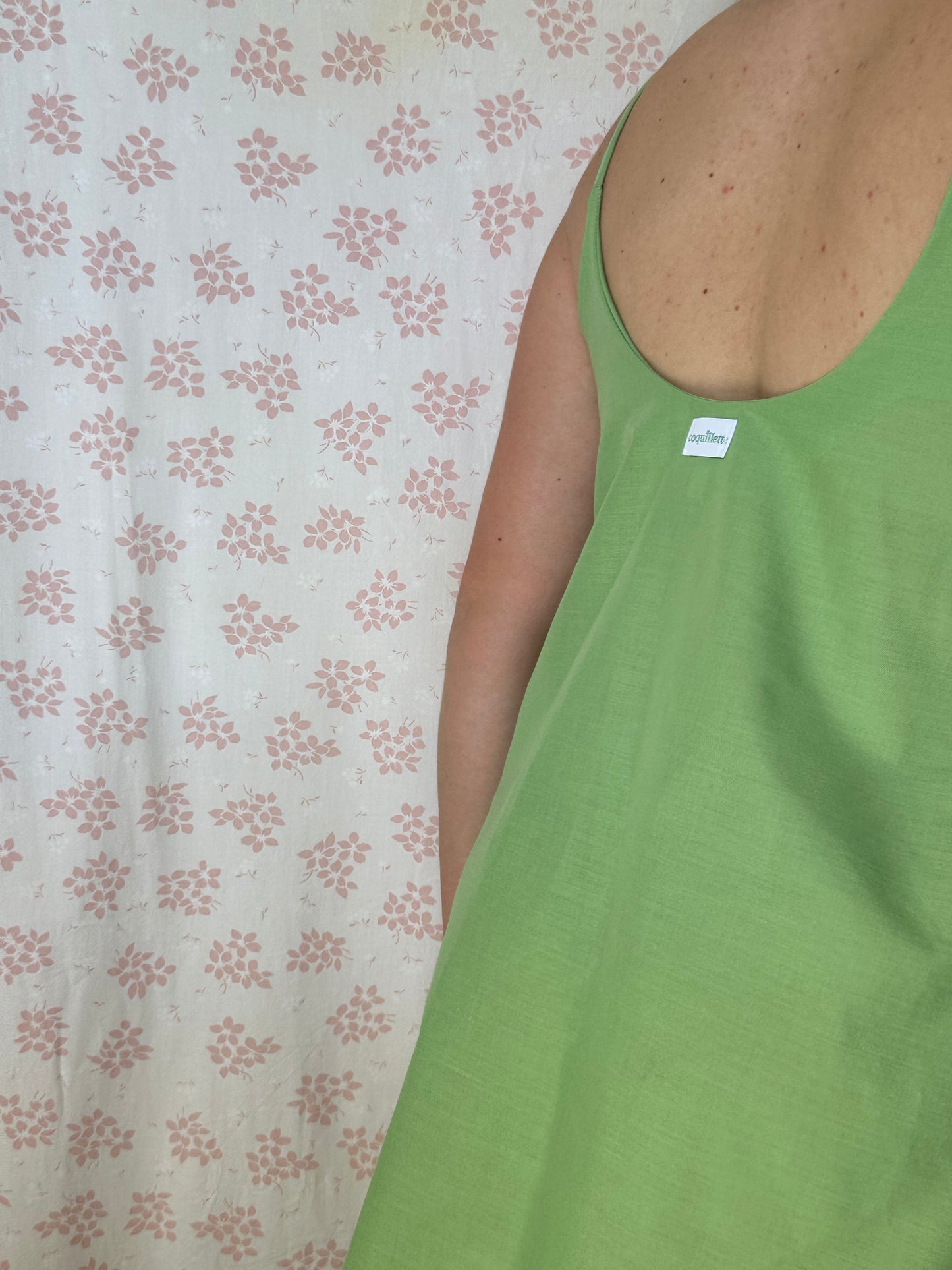Robe Bretelle Vert Matcha