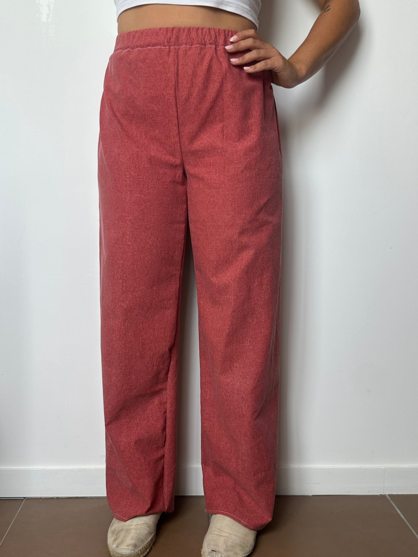 Pantalon Uni Rouille