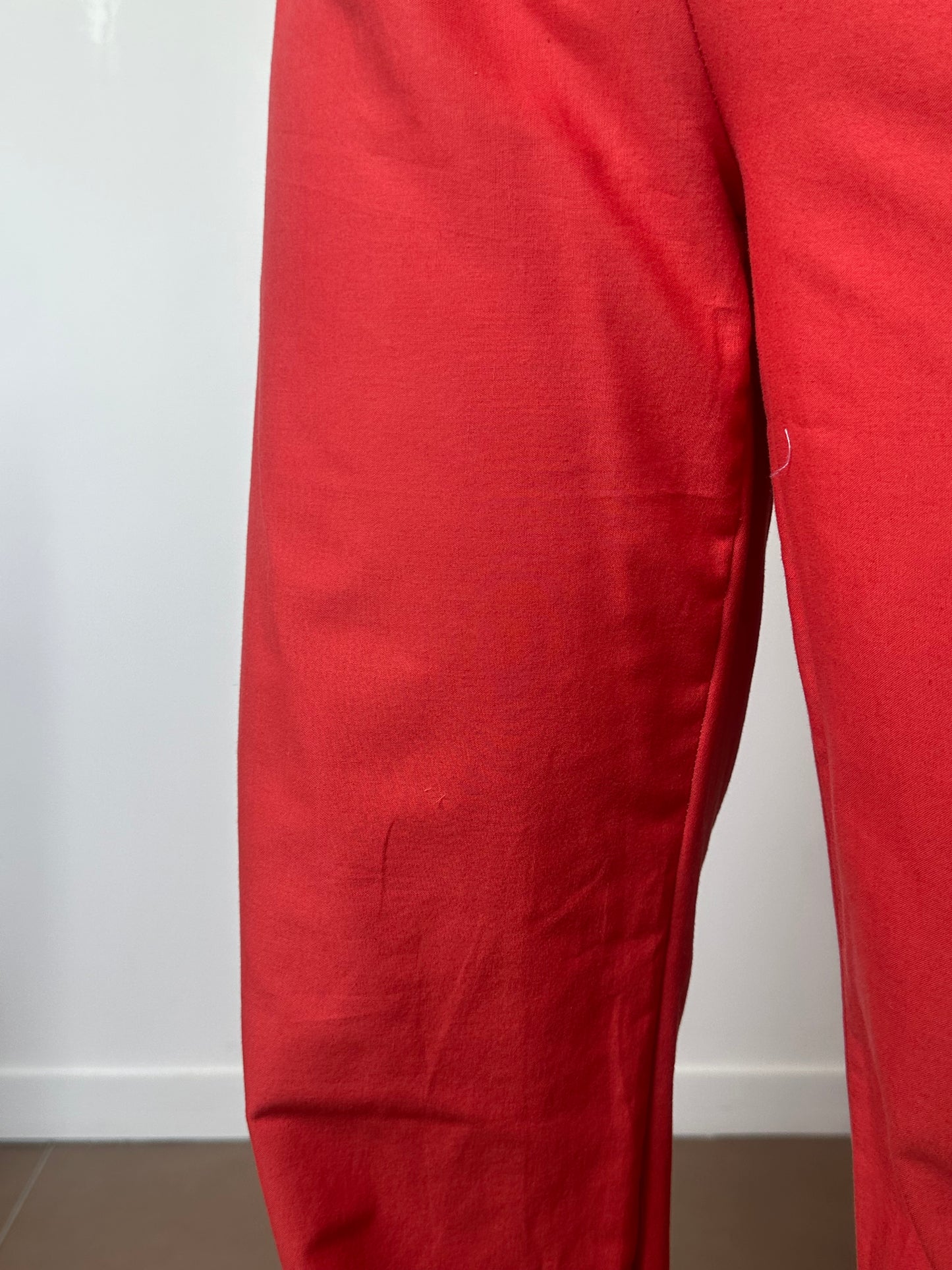 Pantalon Uni Rouge