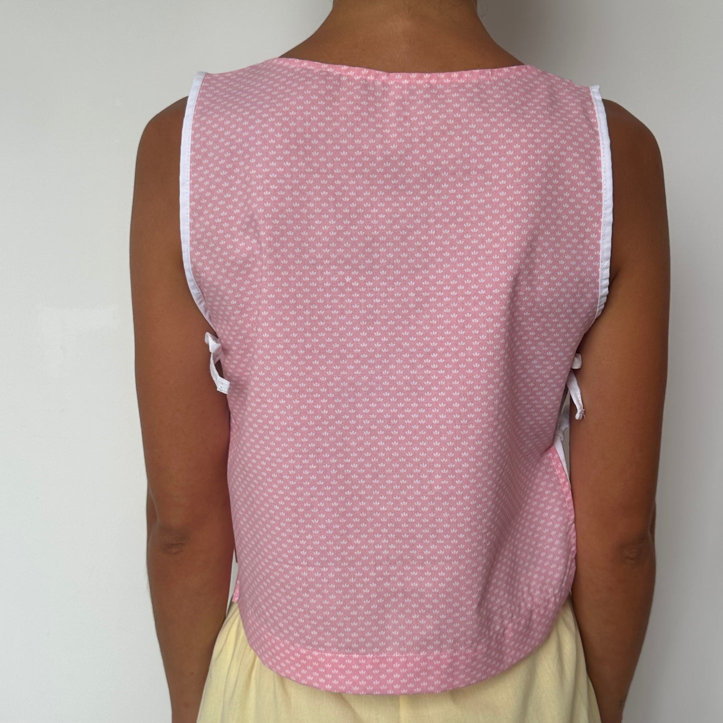 Haut Noeud Coté Rose Motifs