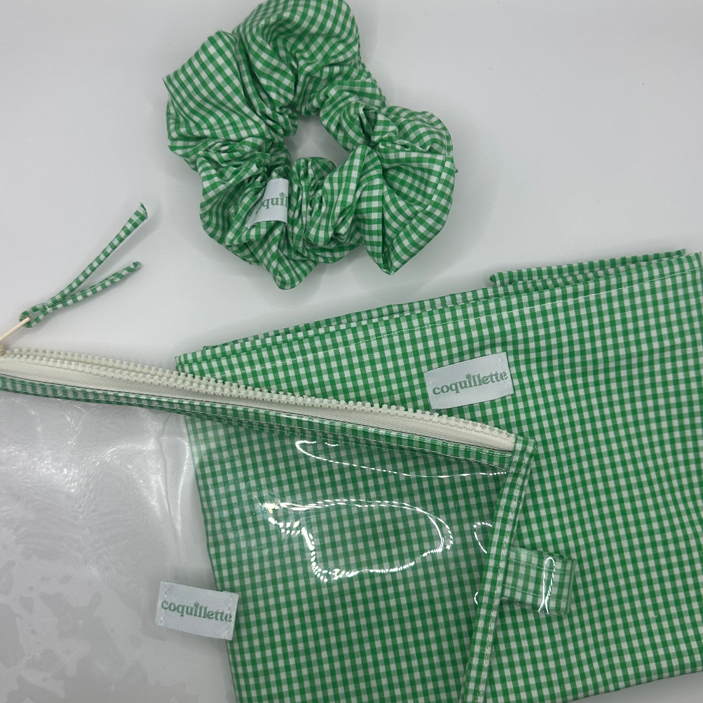 Pack de plage Vichy Vert