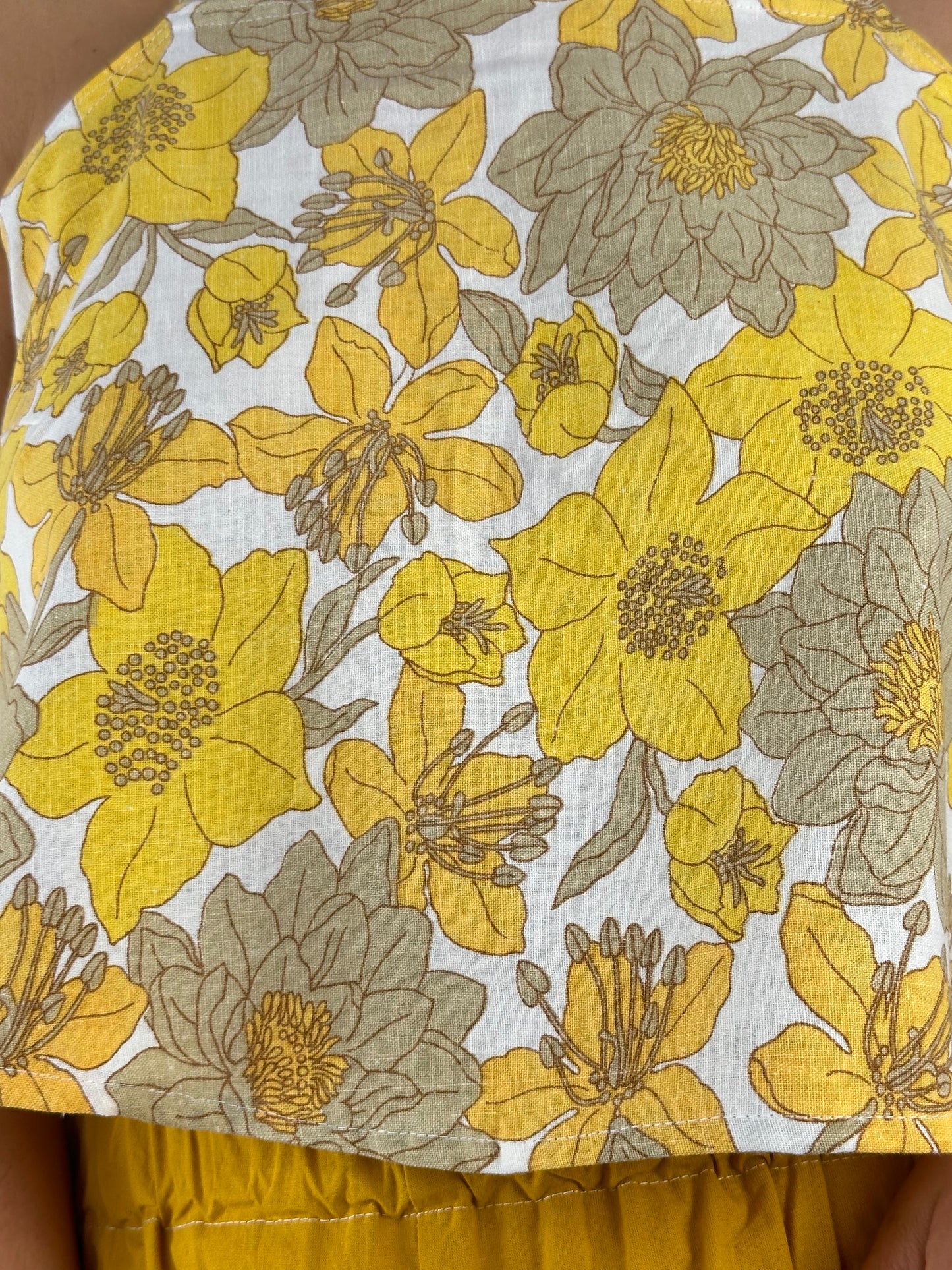Top Fleurs Jaune