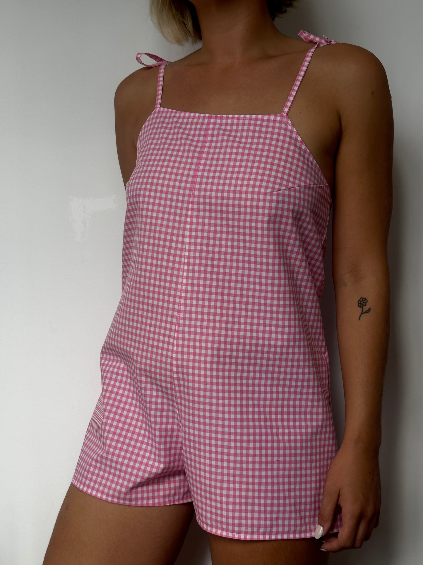 Combishort Vichy Rose