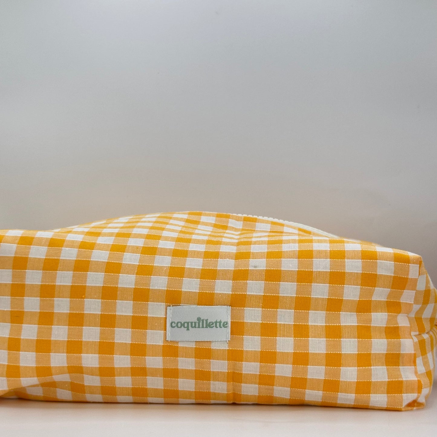 Trousse de toilette Vichy Jaune