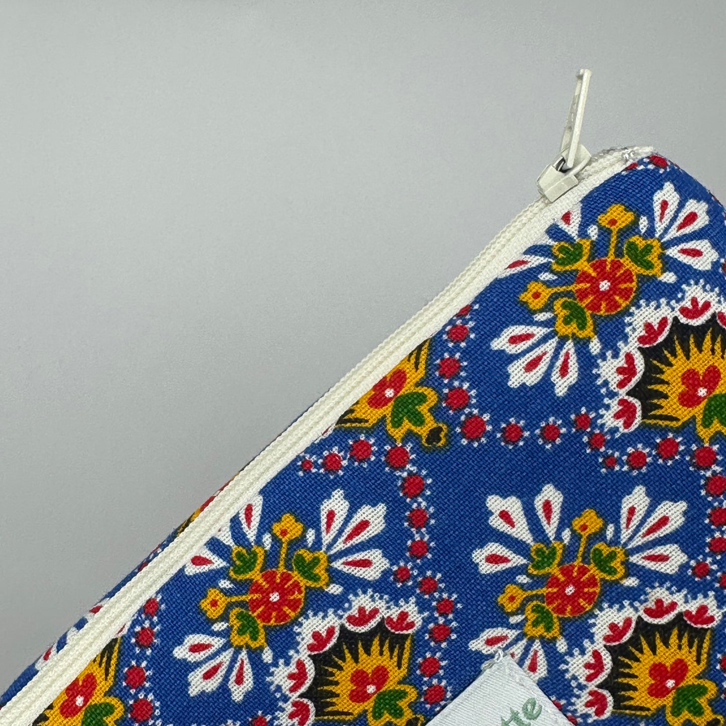 Pochette Bleu Motifs