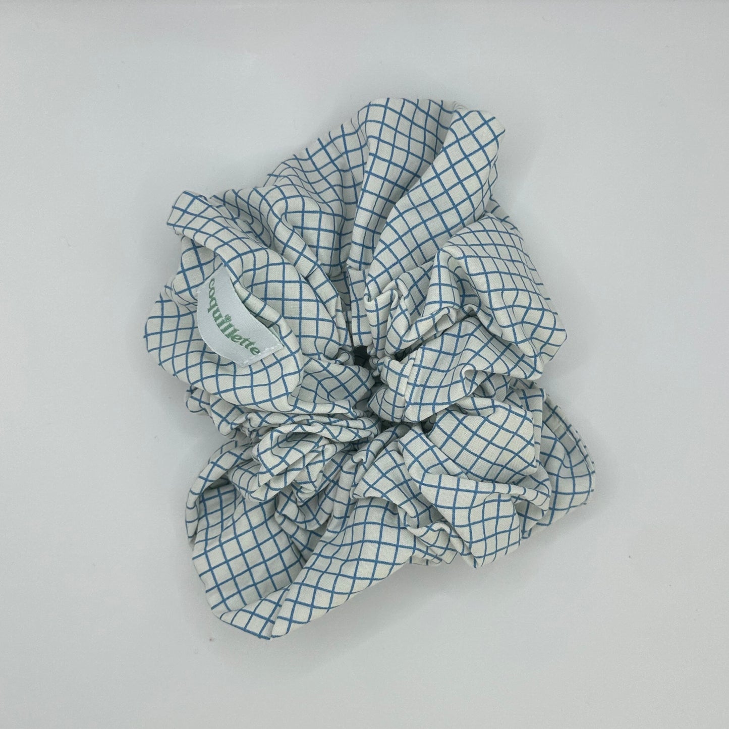 Grand Chouchou Carreaux Bleu