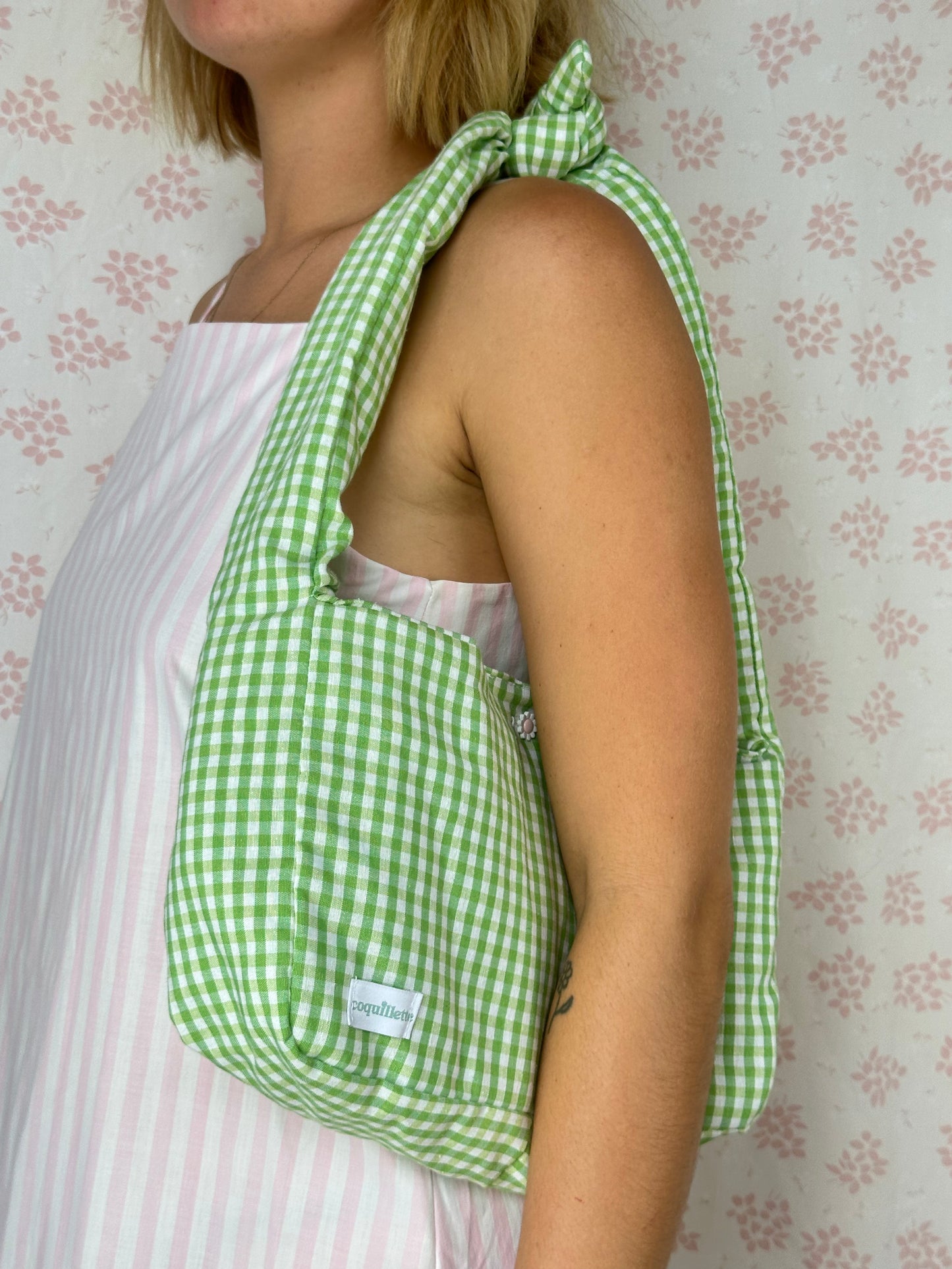 Sac Vichy Vert