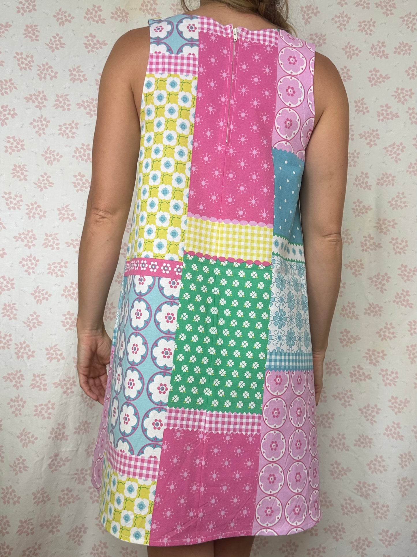 Robe Col Patchwork