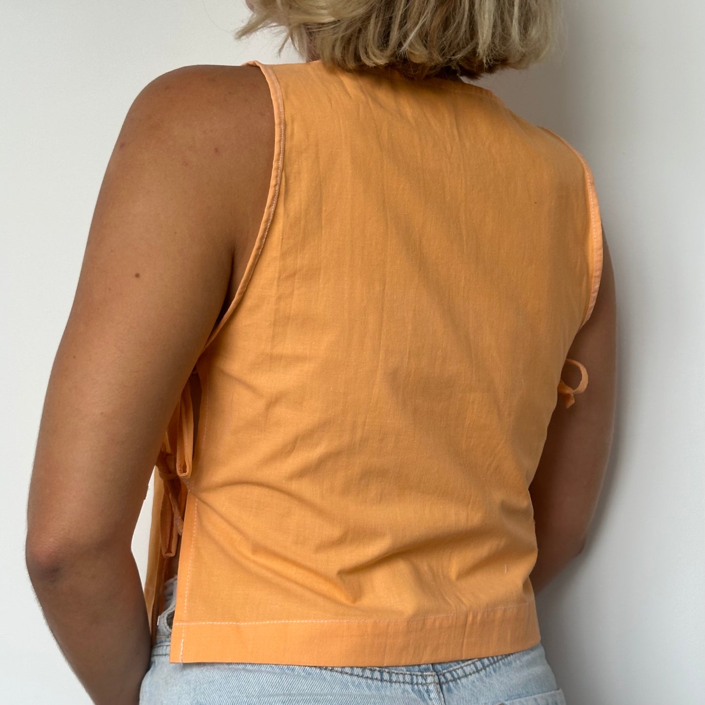 Haut Noeud Côté Orange Uni