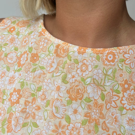 Haut Noeud Coté Orange Fleurs