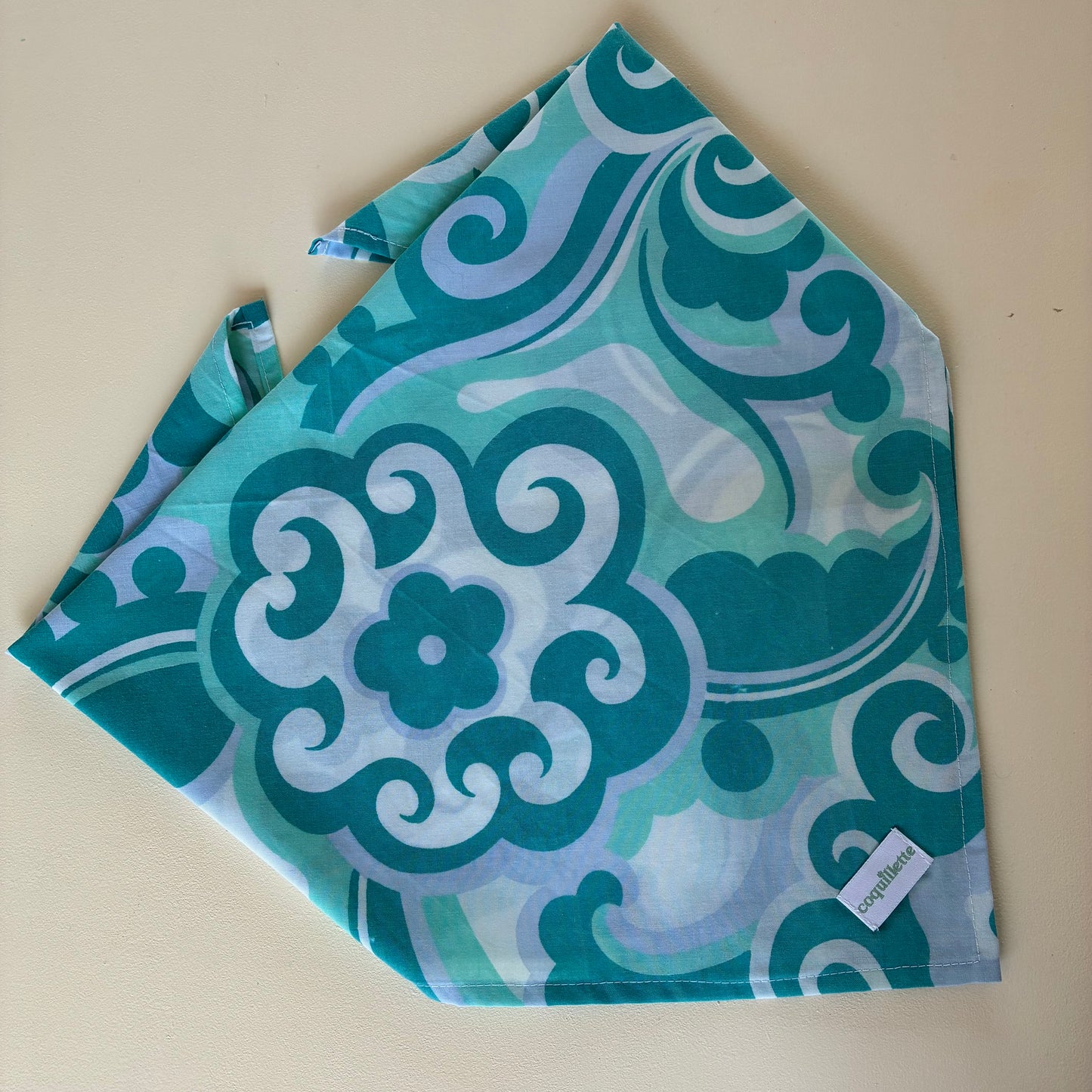 Grand Foulard Turquoise