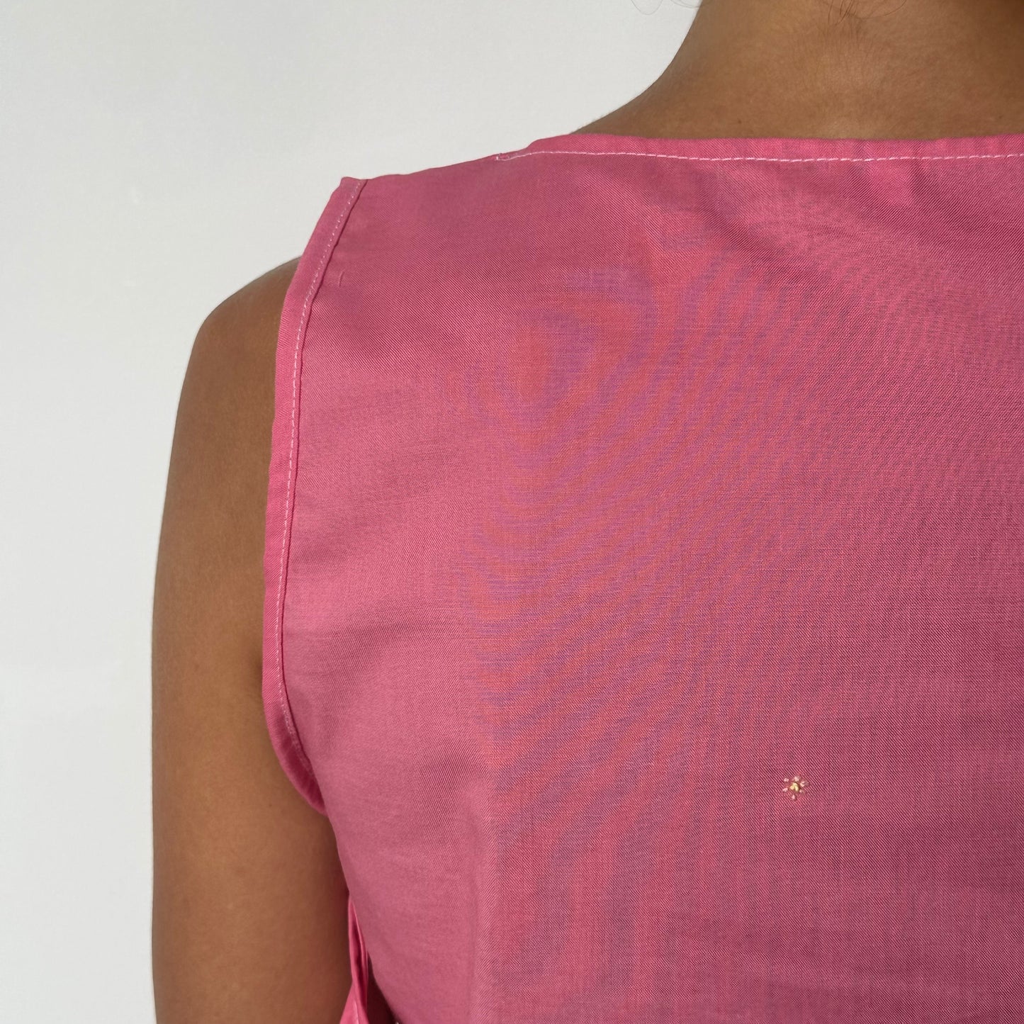 Haut Noeud Coté Uni Rose