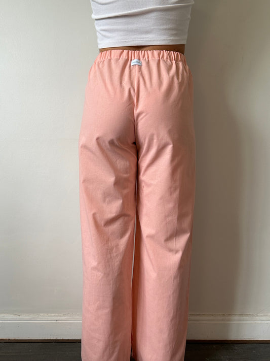 Pantalon Uni Rose Saumon