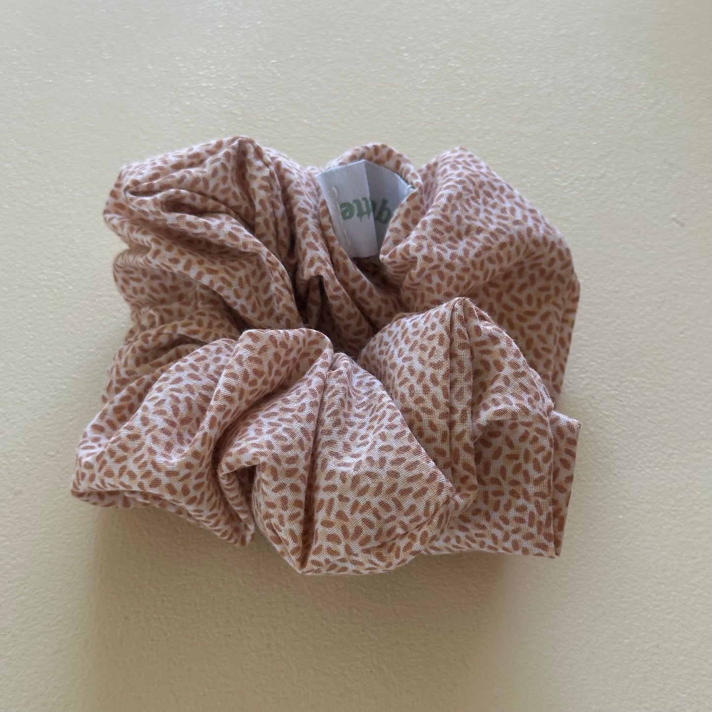 Chouchou Motifs Beige