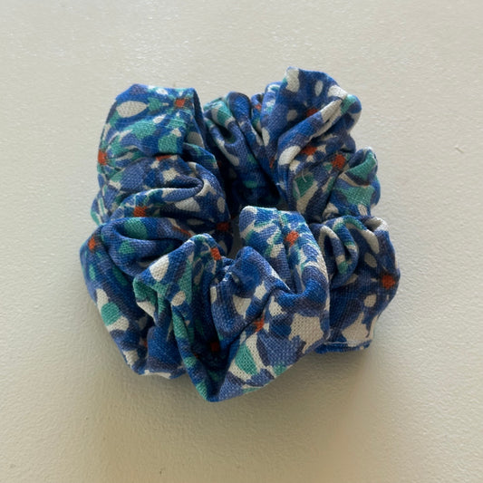 Chouchou Fleurs Bleu