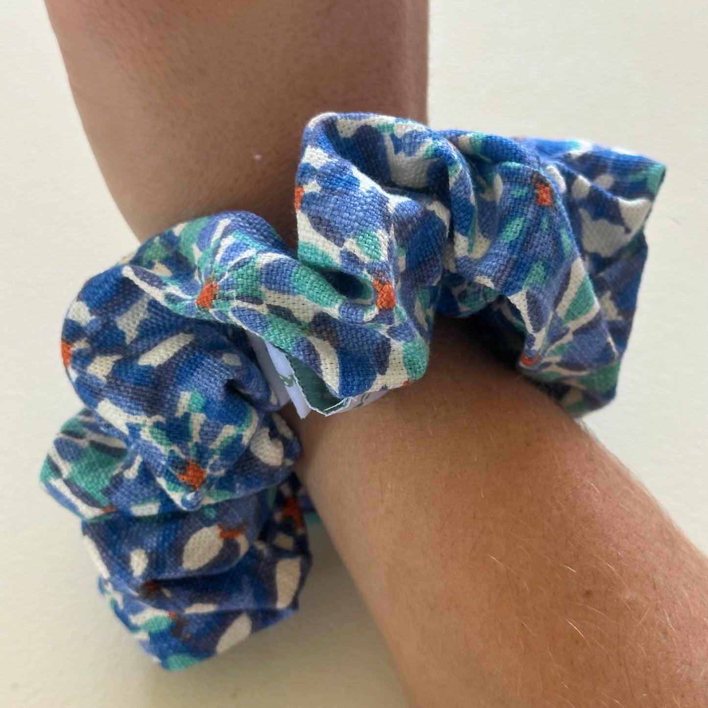 Chouchou Fleurs Bleu