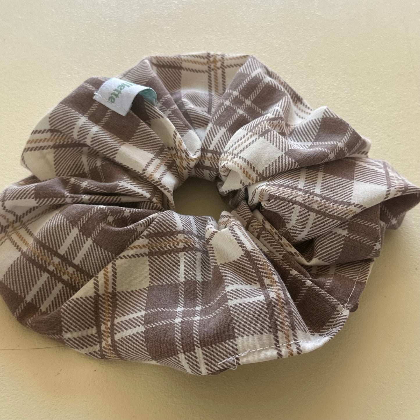 Grand Chouchou Carreaux Marron