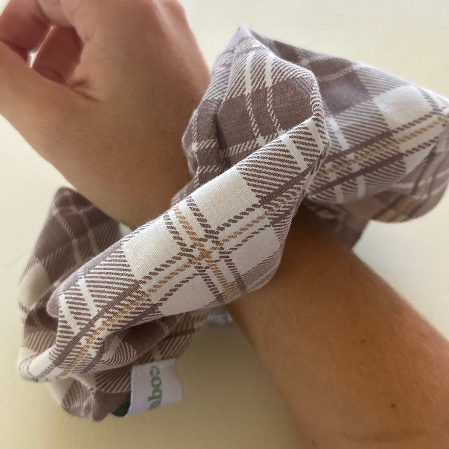 Grand Chouchou Carreaux Marron