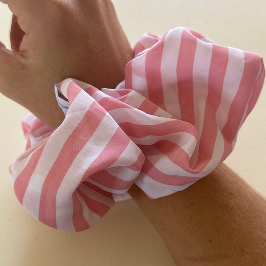 Grand Chouchou Rayé Rose