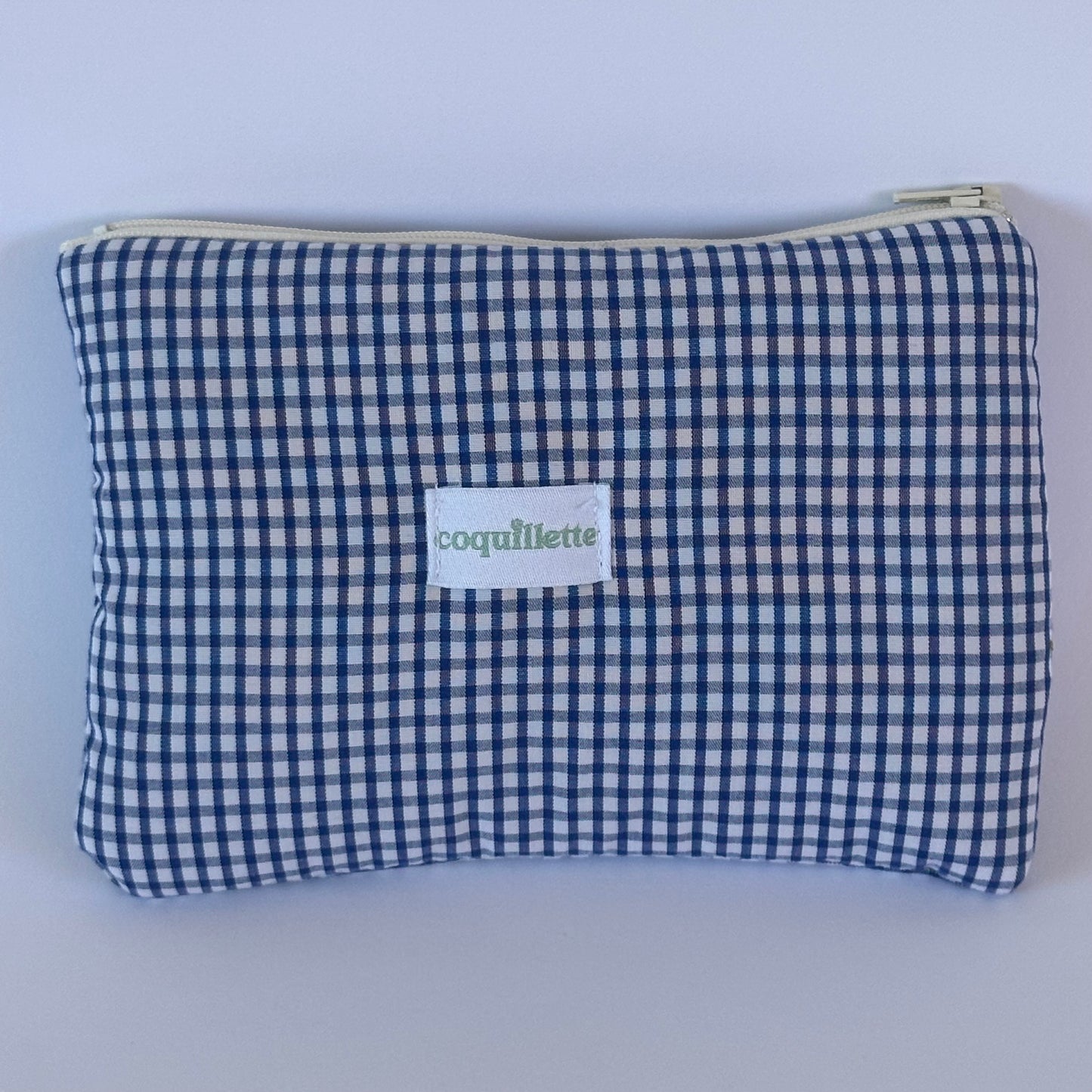 Pochette Vichy Bleu