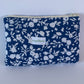 Pochette Bleu Fleurs