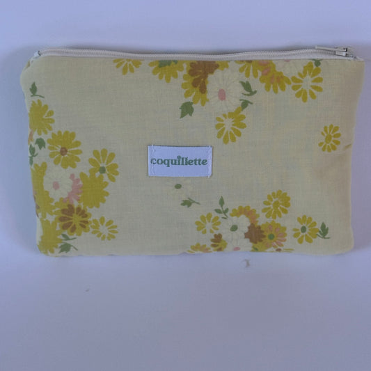 Pochette Jaune Fleurs
