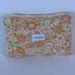 Pochette Orange Fleurs