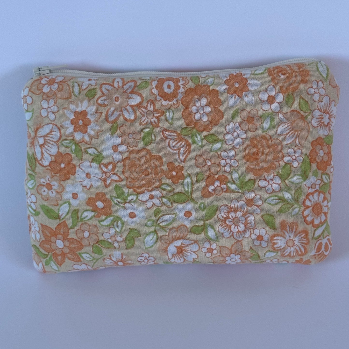 Pochette Orange Fleurs