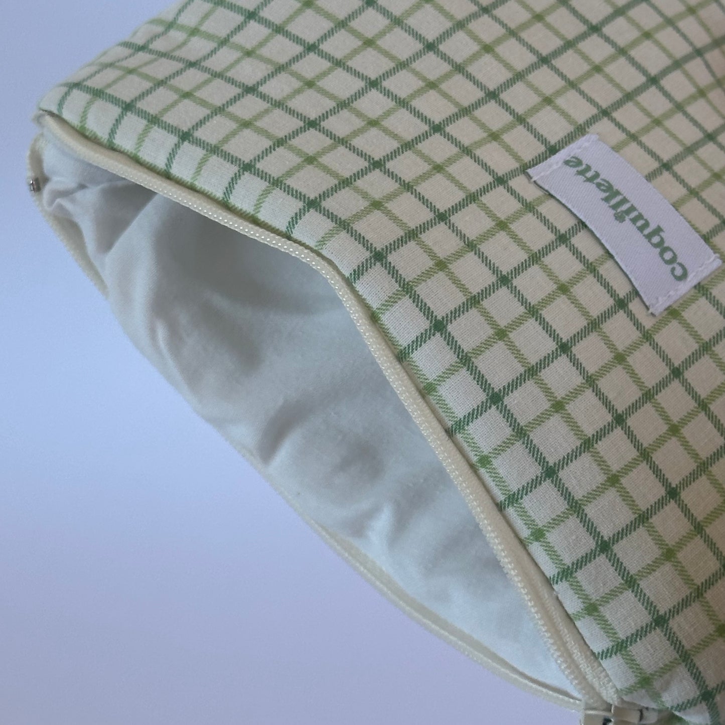 Pochette Carreaux Vert